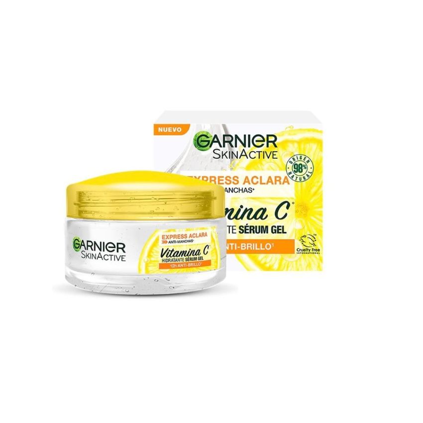 Garnier Express aclara hidratante serum gel