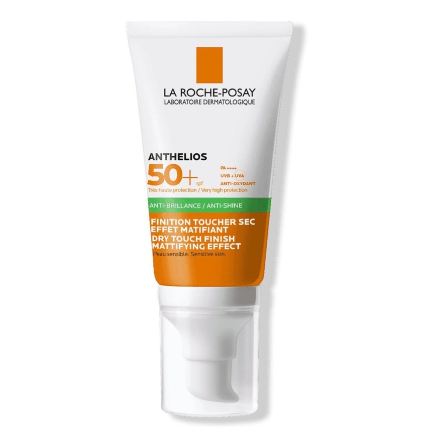 Anthelios Gel-Crema Protector Solar Anti-Brillos Rostro 50+ SPF 50 ml - La Roche Posay