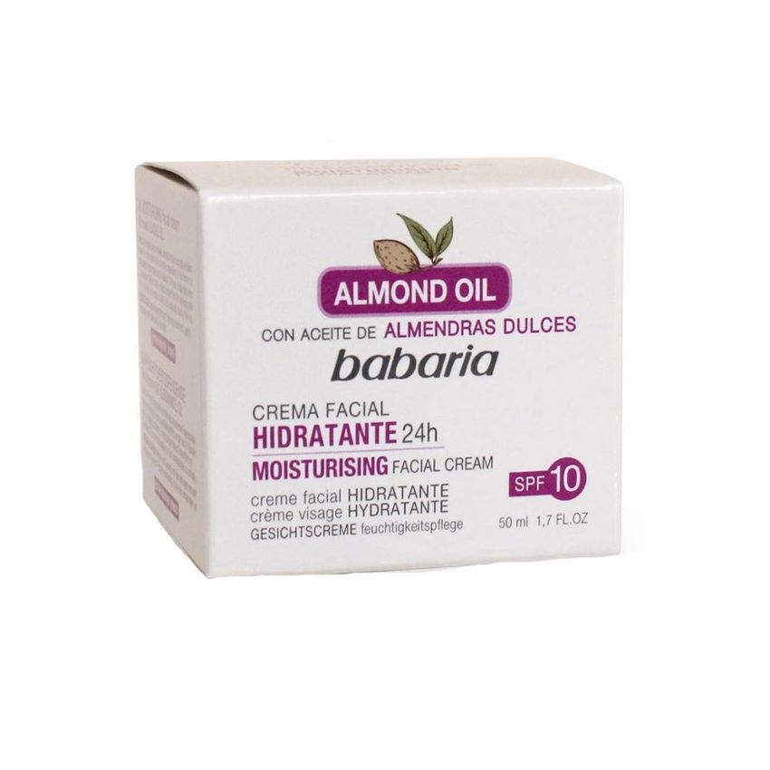 Crema Facial Hidratante Almendras