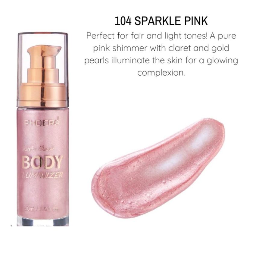 Body luinezer Sparkle pink